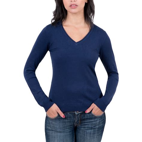 women gucci navy blue wool v neck sweater|gucci sweaters for women.